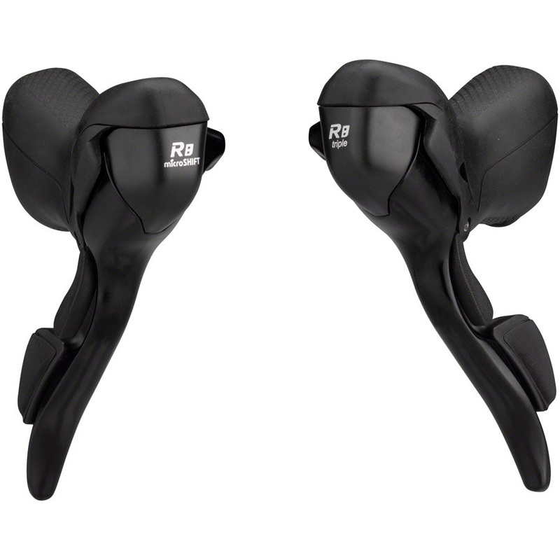 microSHIFT R8 Drop Bar Shift Lever Set 2 x 8-Speed Shimano Compatible