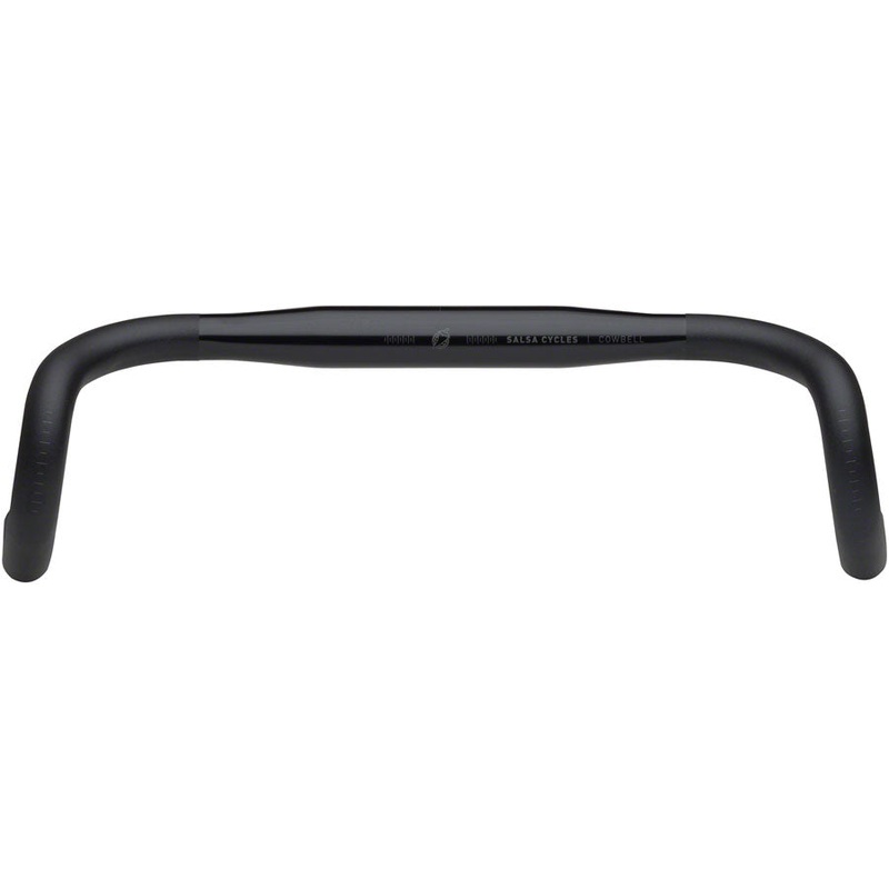 Salsa Cowbell Deluxe Drop Handlebar - Aluminum 31.8mm 38cm Black