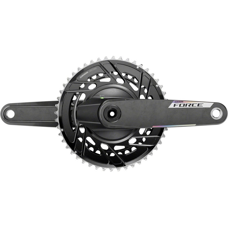 SRAM Force AXS Power Meter Crankset - 165mm 12-Speed 48/35t Thread Mount 8-Bolt PM Spider DUB Spindle Carbon E1