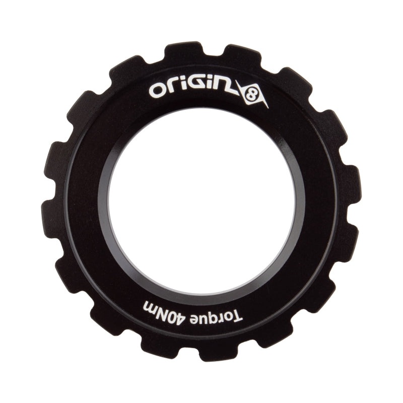 Origin8 CenterLock Disc Lockring Black Rotor