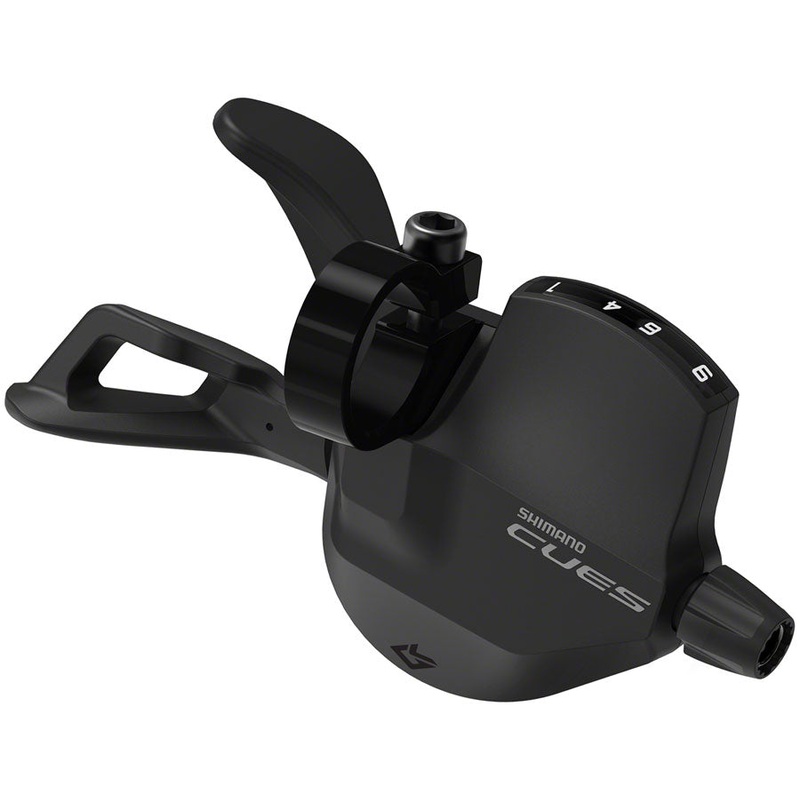Shimano CUES SL-U4010-9R Shifter - Right 9-Speed Rapidfire Plus Optical Gear Display BLK