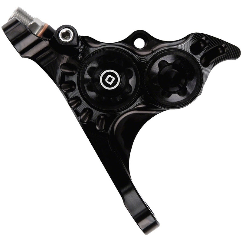 Hope RX4+ Disc Brake Caliper - Flat Mount Front +20 DOT Black