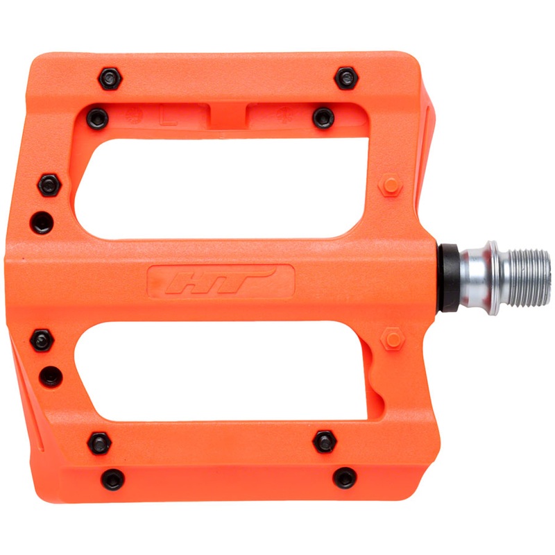 HT Components PA12A Pedals - Platform Composite 9/16" Orange