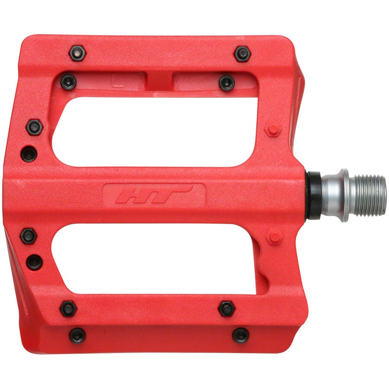 HT Components PA12A Pedals - Platform Composite 9/16" Red