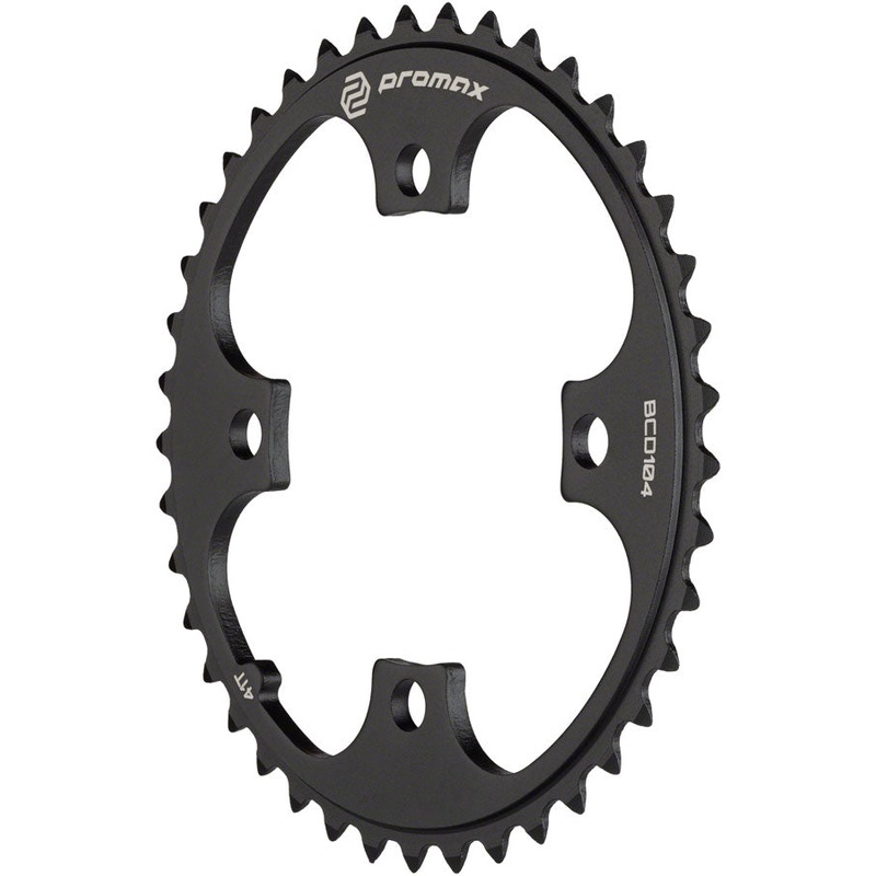Promax 4-Bolt Chainring - 41t 104 BCD Black