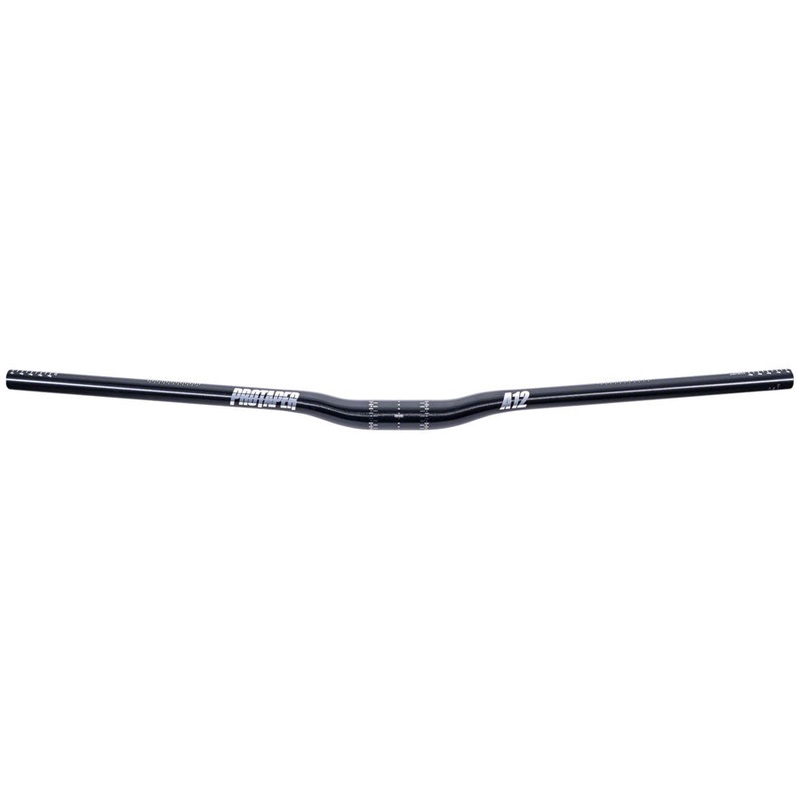 ProTaper A12 Handlebar - 810mm 12mm Rise 31.8mm Aluminum Polish Black