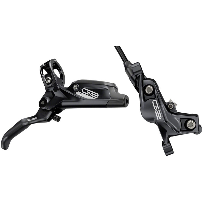 SRAM G2 R Disc Brake Lever - Rear Hydraulic Post Mount Diffusion BLK Anodized A2