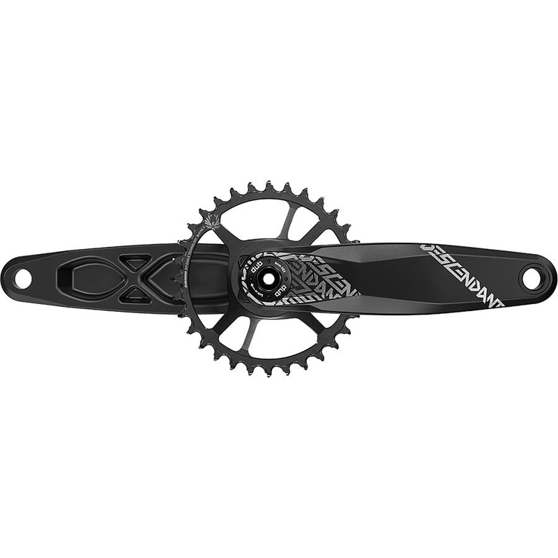 TruVativ Descendant 6K Aluminum Eagle Crankset - 170mm 12-Speed 32t Direct Mount DUB Spindle Interface BLK