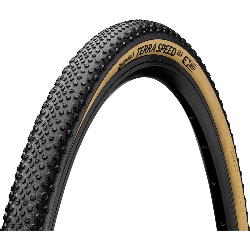 Continental Terra Speed Tire - 700 x 40 Tubeless Folding BLK/Cream BLKChili ProTection E25