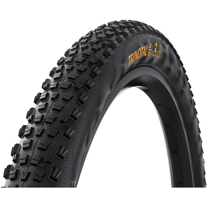 Continental Trinotal Tire - 29 x 2.40 Tubeless Folding BLK Grip Race Casing E25