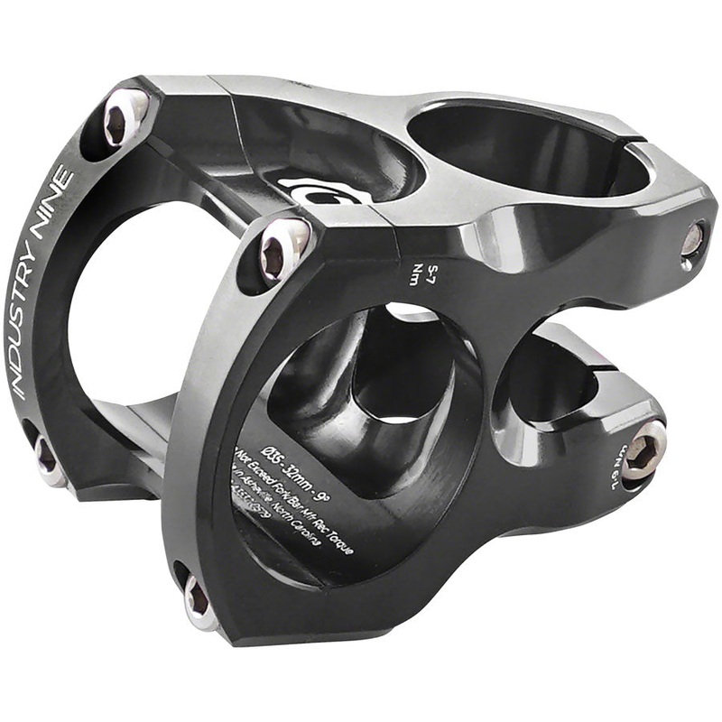 Industry Nine A35 Stem - 32mm 35 Clamp +/-9 1 1/8" Aluminum Black