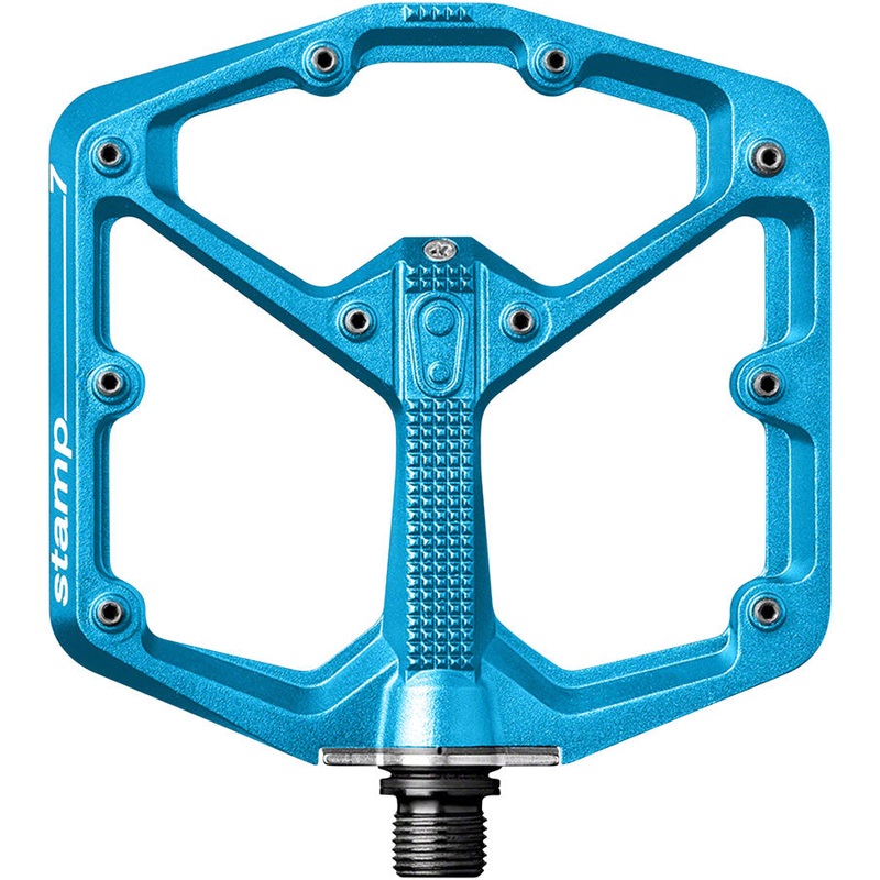 Crankbrothers Stamp 7 Pedals - Platform Aluminum 9/16" Electric Blue Large