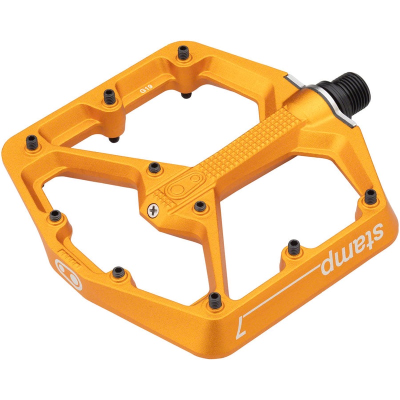 Crankbrothers Stamp 7 Pedals - Platform Aluminum 9/16" Orange Large