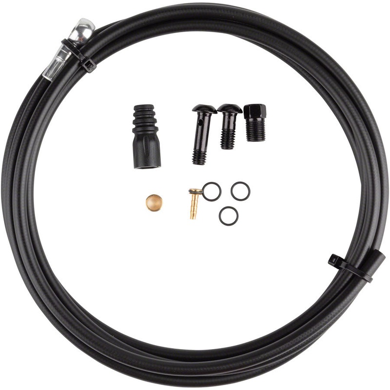 Tektro Disc Brake Hydraulic Hose Kit - With Banjo Unit 5.5mm Kevlar Hose 2000mm