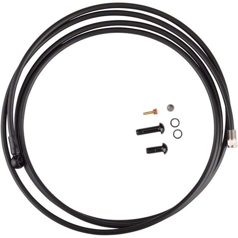 TRP Disc Brake Banjo Hose Kit - 2000 x 5.0mm Black