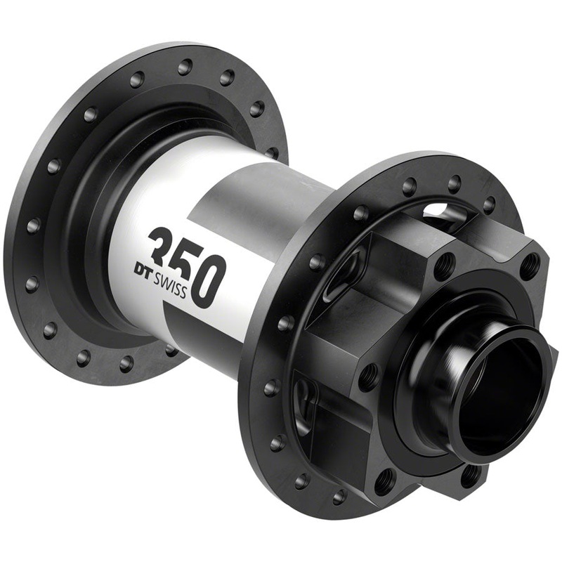 DT Swiss 350 Front Hub - 20 x 110mm 6-Bolt Black 32H