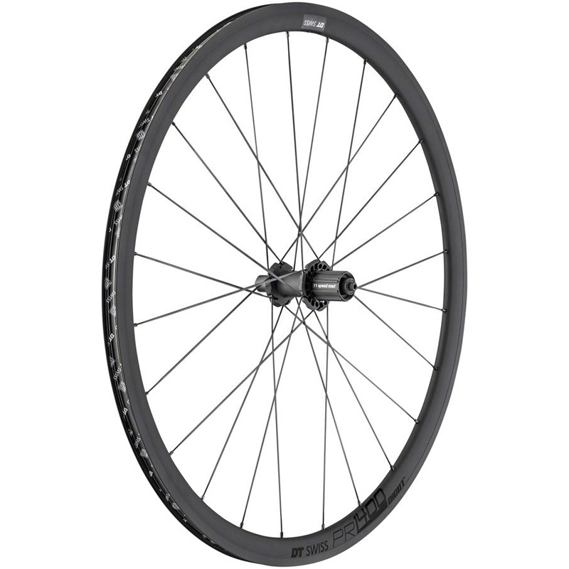 DT Swiss PR 1400 DICUT OXiC Rear Wheel - 700 QR x 130mm Rim Brake HG 11 BLK 32mm