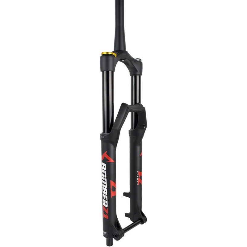 Marzocchi Bomber Z1 Suspension Fork - 27.5" 180 mm 15 x 110 mm 44 mm Offset BLK GRIP Sweep Adjust Kabolt