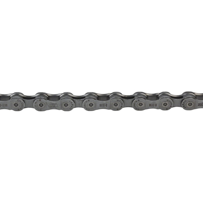 Shimano STEPS CN-E6070-9 Ebike Chain - 9-Speed Gray Gray