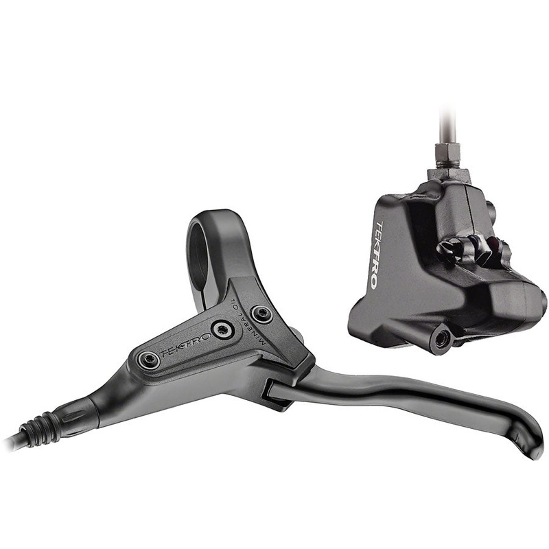 Tektro HD-R280 Disc Brake and Lever - Front Hydraulic Flat Mount Black