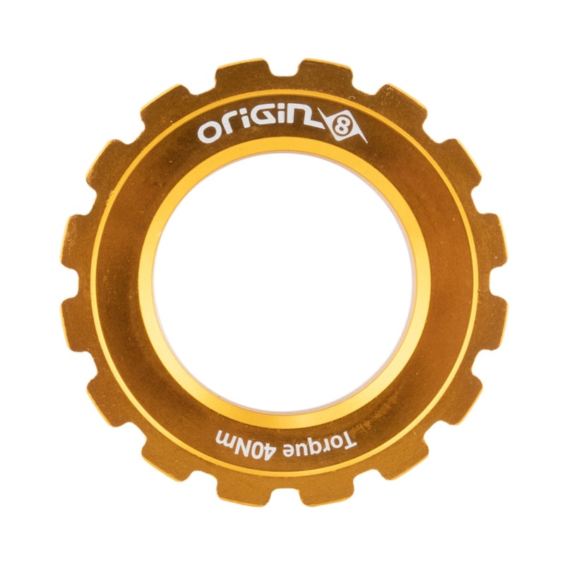 Origin8 CenterLock Disc Lockring Gold Rotor