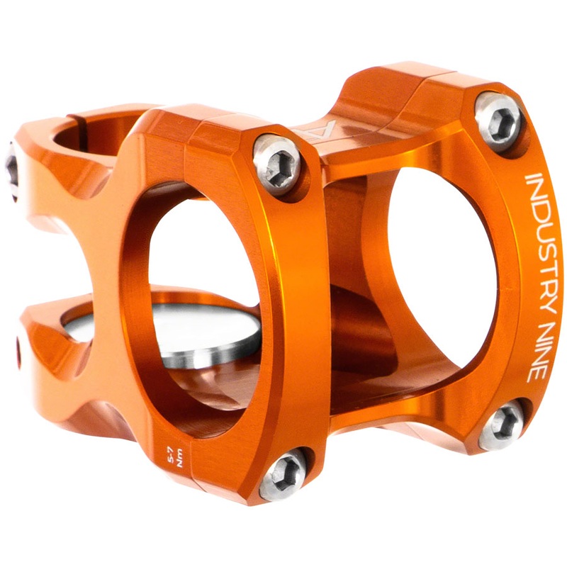 Industry Nine A35 Stem - 40mm 35 Clamp +/-8 1 1/8" Aluminum Orange