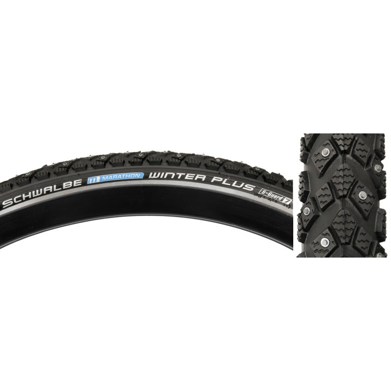 Schwalbe Marathon Winter Plus Performance Twin SmartGuard 188 Stud 26x2.15 Studded Tire