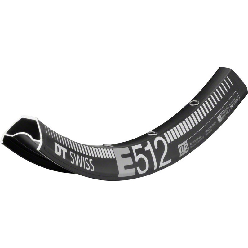 DT Swiss E 512 Rim - 27.5" Disc Black 28H