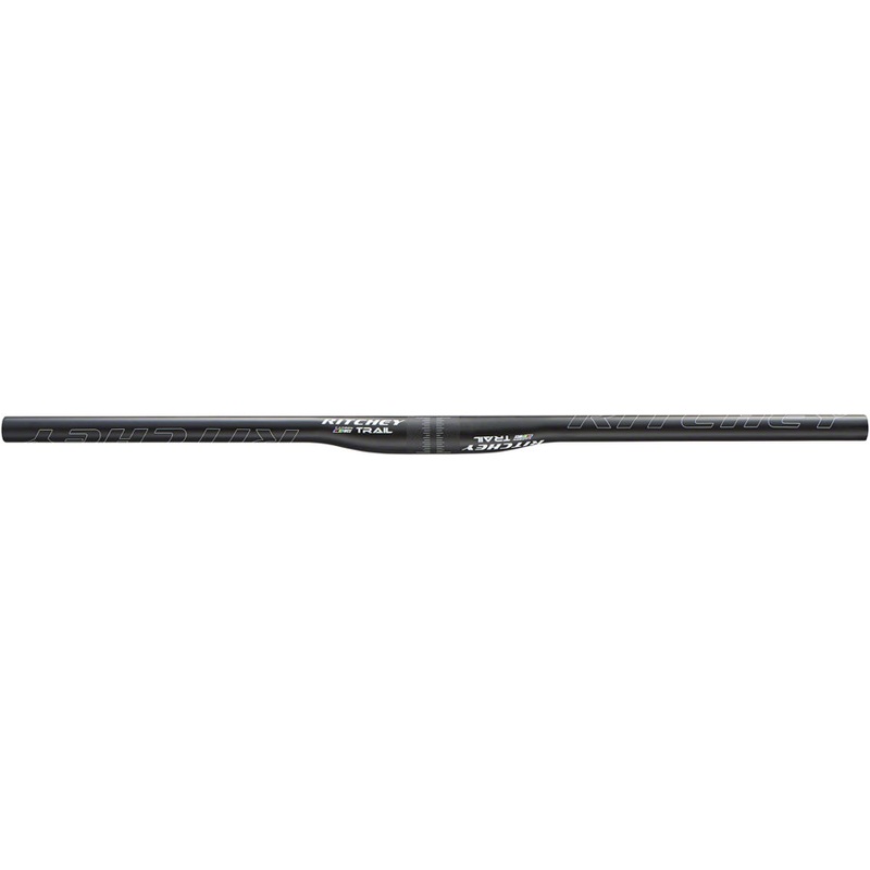 Ritchey WCS Carbon Trail Flat Handlebar - Carbon 740mm +/- 5mm Rise 31.8mm 9 Deg UD Carbon