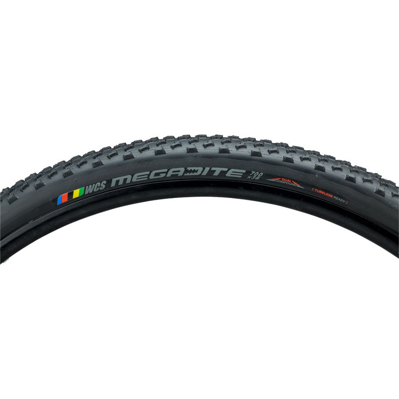 Ritchey WCS Megabite Tire - 700 x 38 Tubeless Folding Black 120tpi