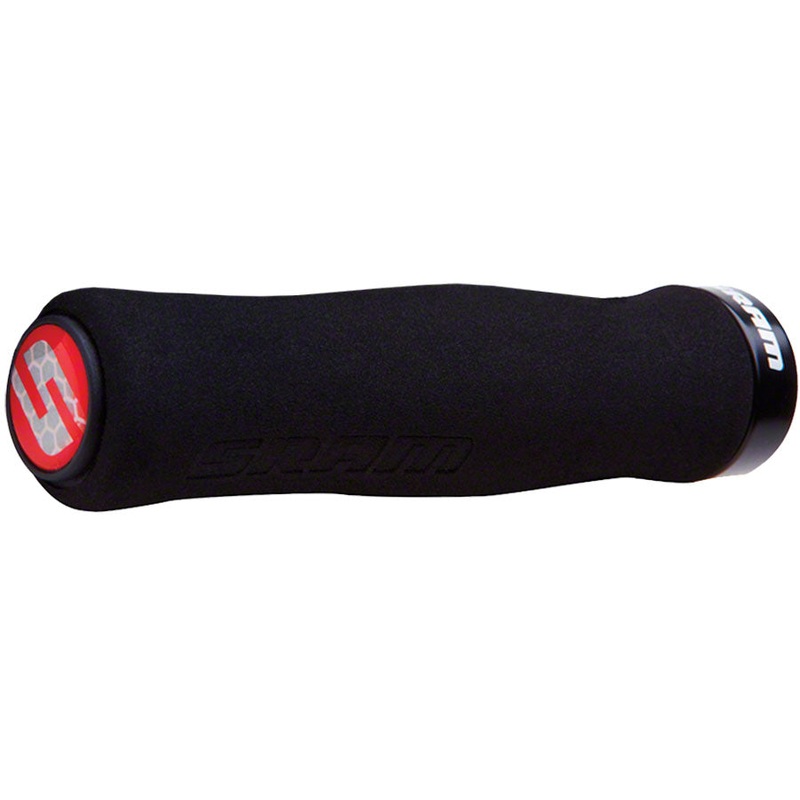 SRAM Foam Contour Grips - Black Lock-On