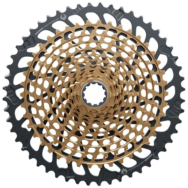 SRAM XX1 Eagle XG-1299 Cassette - 12-Speed 10-52t Gold For XD Driver Body