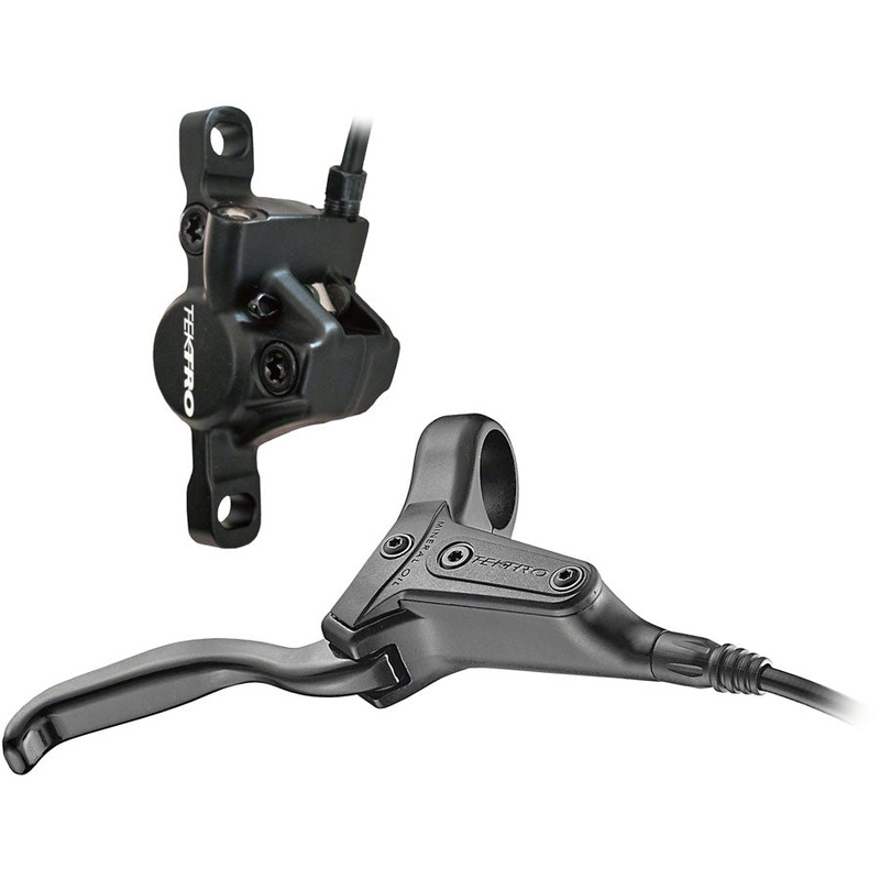 Tektro HD-J285 Junior Disc Brake and Lever - Rear Hydraulic Post Mount Black