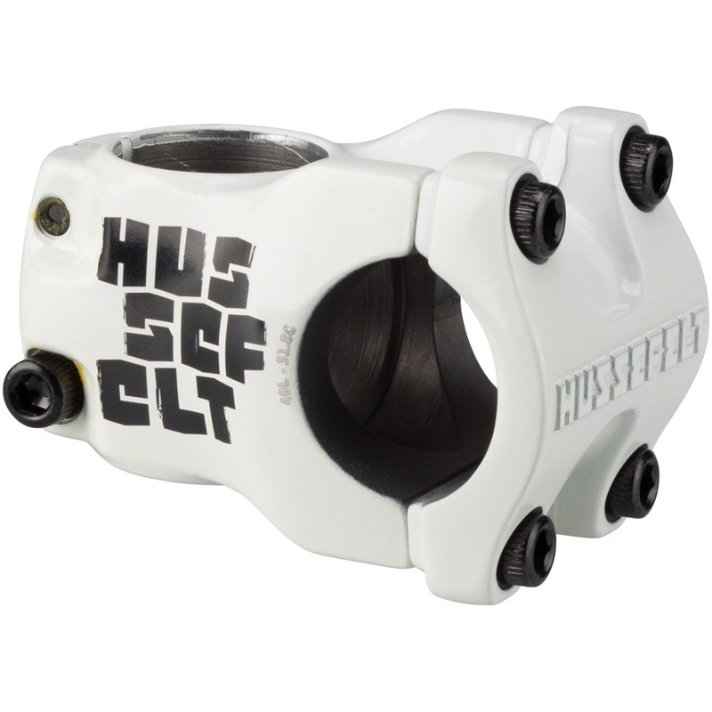 TruVativ Hussefelt Stem - 40mm 31.8 Clamp +/-0 1 1/8" Aluminum White