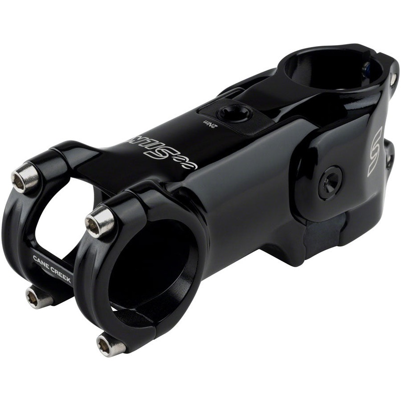 Cane Creek eeSilk Stem - 100mm 31.8mm -6 1 1/8" Alloy Black w/o Comp Switch