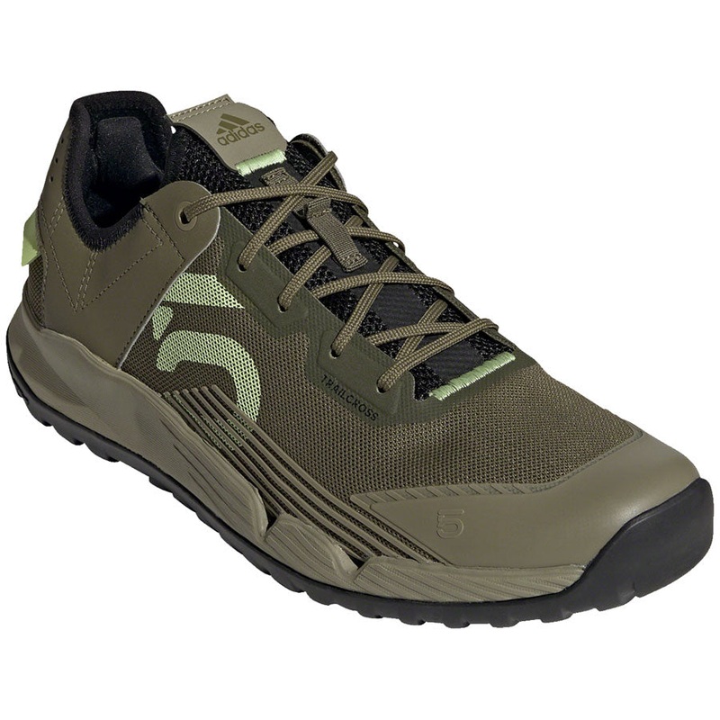 Five Ten Trailcross LT Flat Shoes - Mens Focus Olive/Pulse Lime/Orbit Green 8.5
