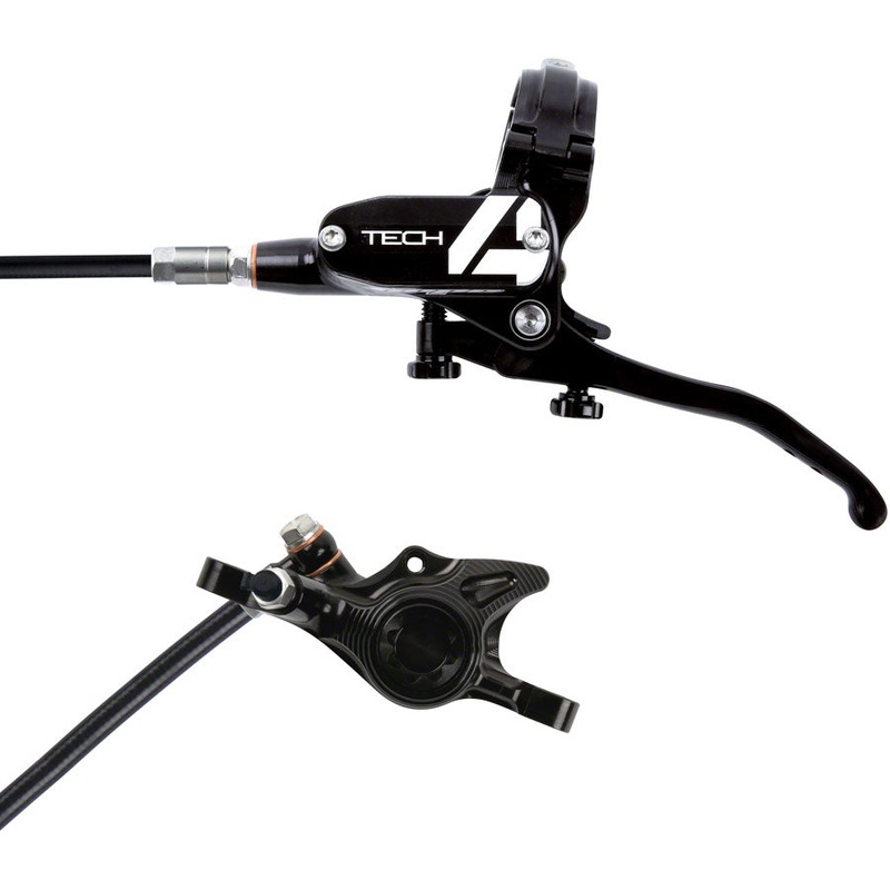 Hope Tech 4 X2 Disc Brake and Lever Set - Rear Hydraulic Post Mount Black