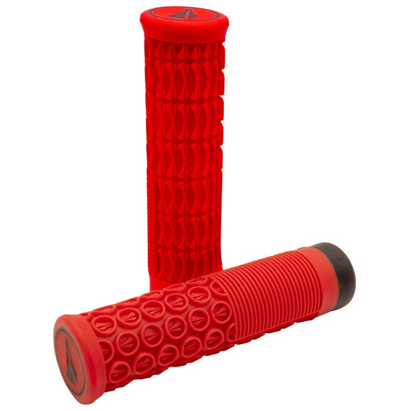 SDG Thrice 31 Lock-On MTB Grips - Red