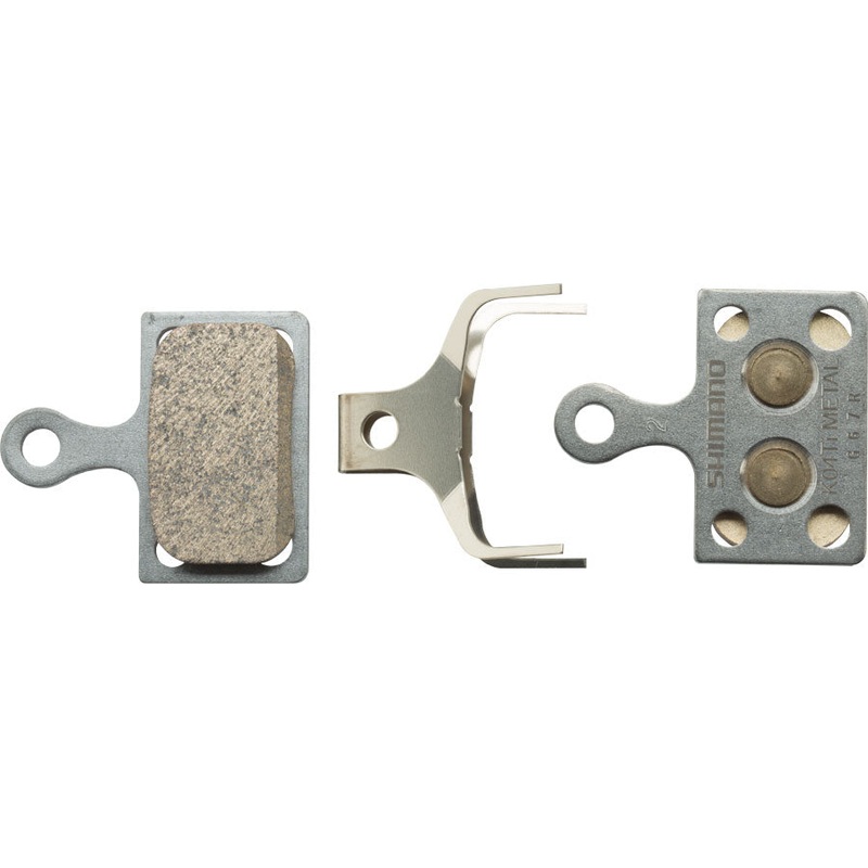 Shimano K04Ti-MX Disc Brake Pads Spring - Metal Compound Titanium Back Plate One Pair