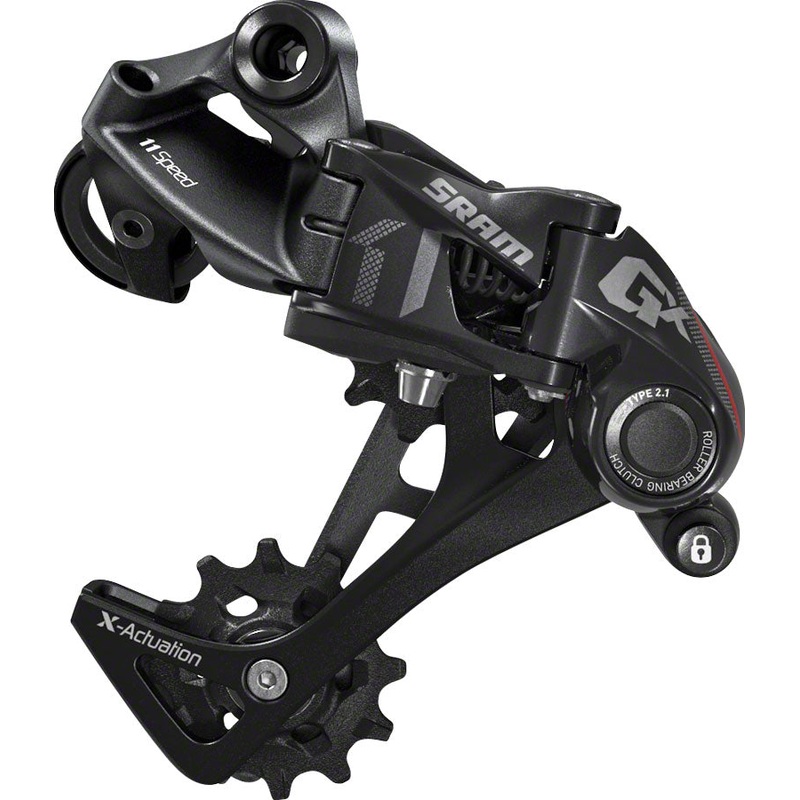 SRAM GX Rear Derailleur - 11 Speed Long Cage Red 1x With Clutch