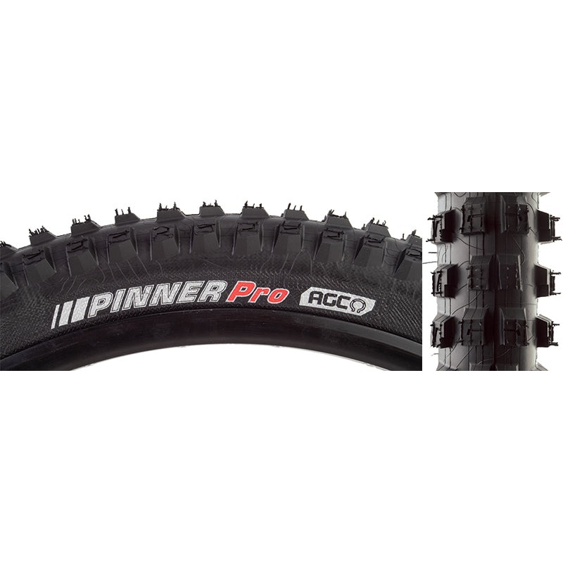 Kenda Pinner Pro Tire - 27.5 x 2.4 Tubeless Folding Black AGC
