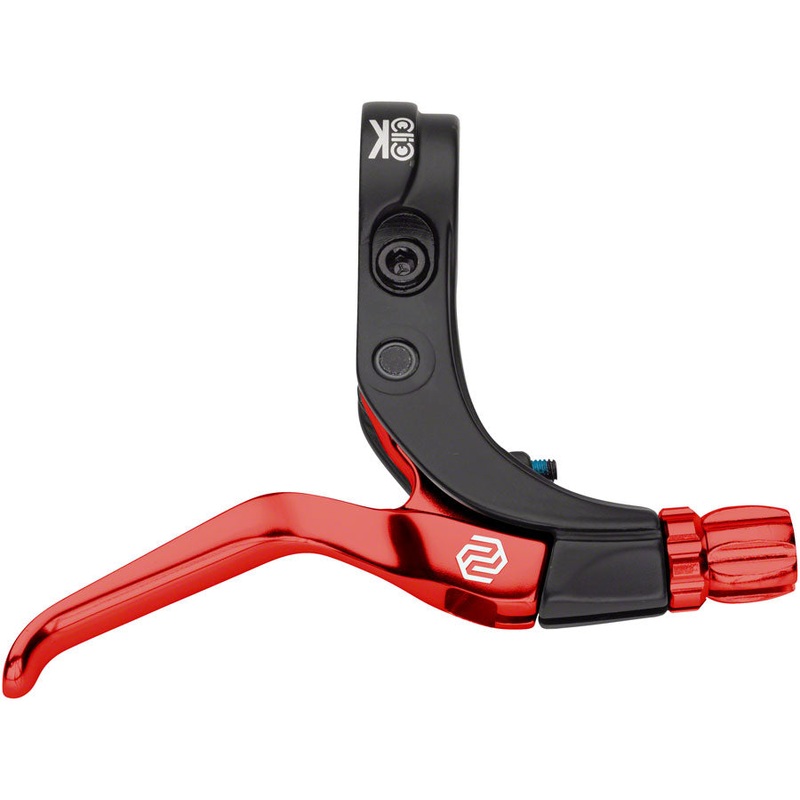 Promax Click V-Point Brake Lever - Long Reach Red