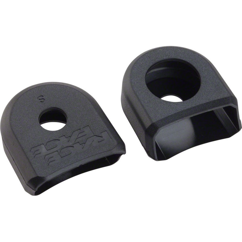 RaceFace Crank Boots: For Alloy Cranks 2-Pack Black