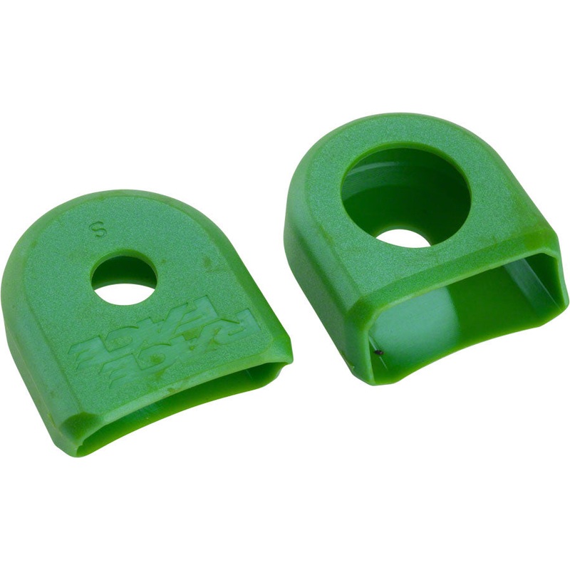 RaceFace Crank Boots: For Alloy Cranks 2-Pack Green