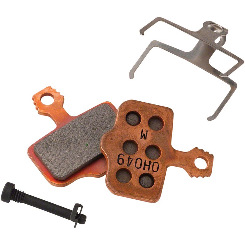 SRAM Disc Brake Pads - Sintered Compound Steel Backed Powerful For Level Elixir 2-Piece Road