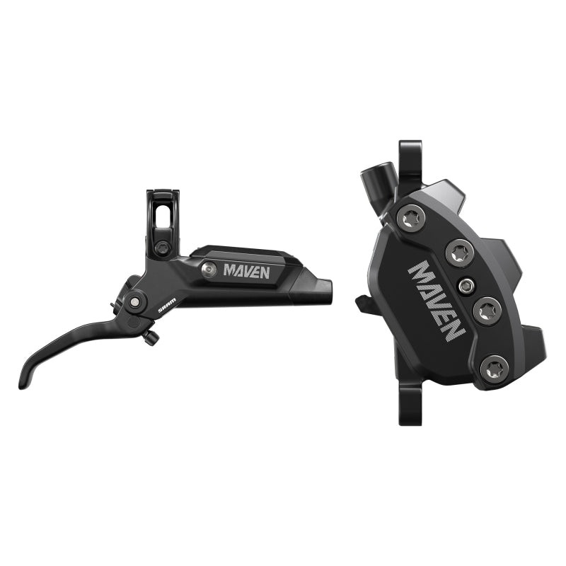 SRAM Maven Base Disc Brake Lever - Front 950mm Hose Post Mount 4-Piston Aluminum Lever SS Hardware Diffusion BLK A1
