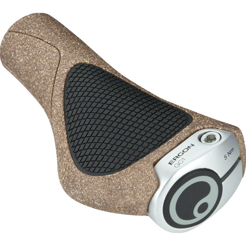 Ergon GC1 BioKork Grips - Lock-On Black/Tan