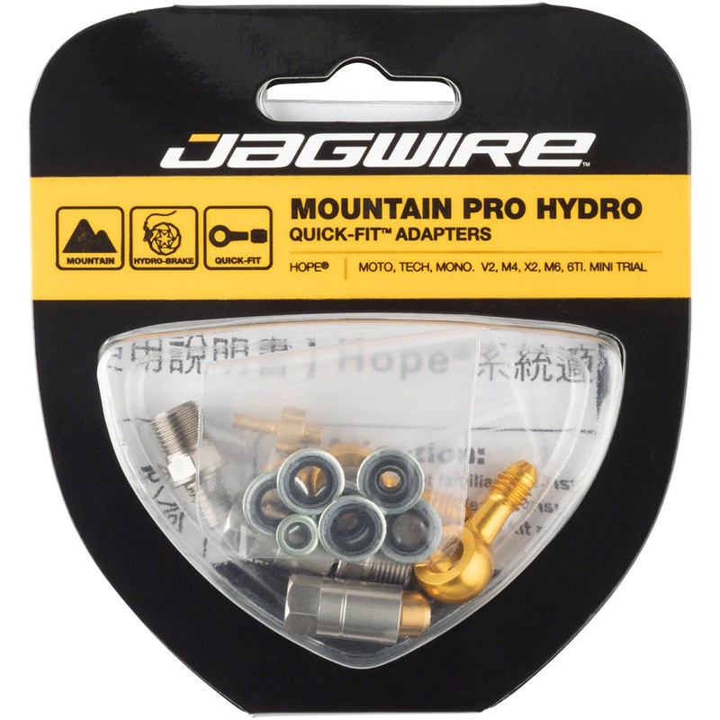 Jagwire Pro Disc Brake Hydraulic Hose Quick-Fit Adaptor Hope Banjo Mini Trial Mono