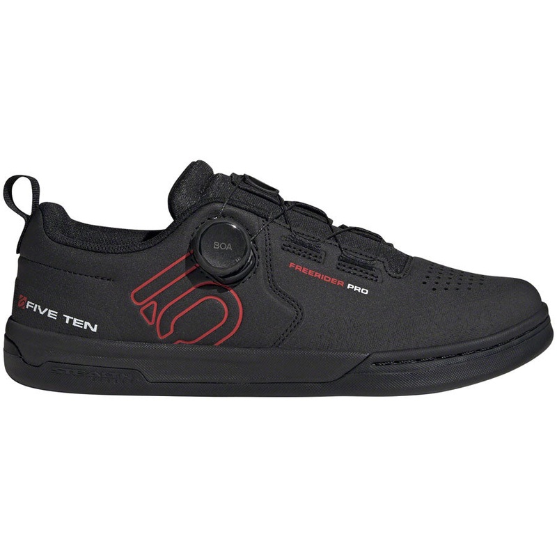 Five Ten Freerider Pro BOA Flat Shoes - Mens Core Black/Red/FTWR White 14