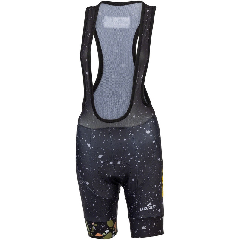 Salsa Womens Terrazzo Bib Short - 2X-Large Black